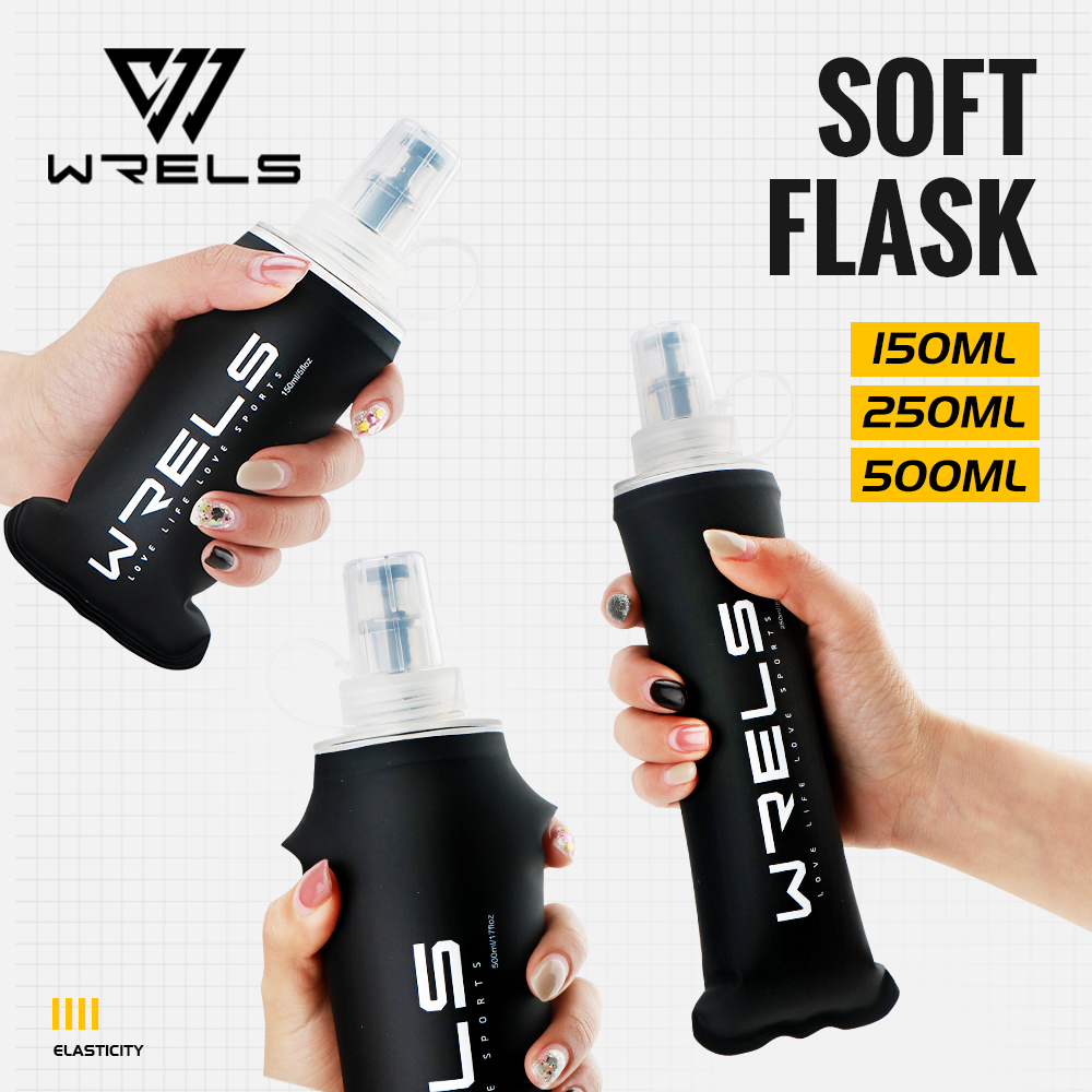 Badminton Cup - Мягкая складная фляга WRELS из ТПУ,